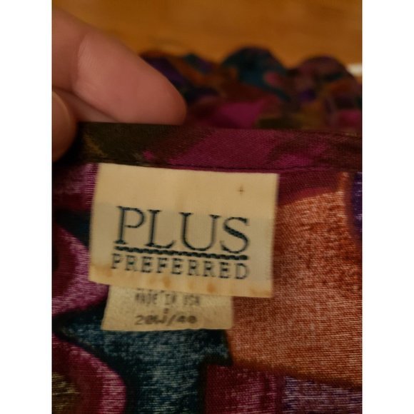 Vintage 80s Colorful Blouse - Picture 4 of 4